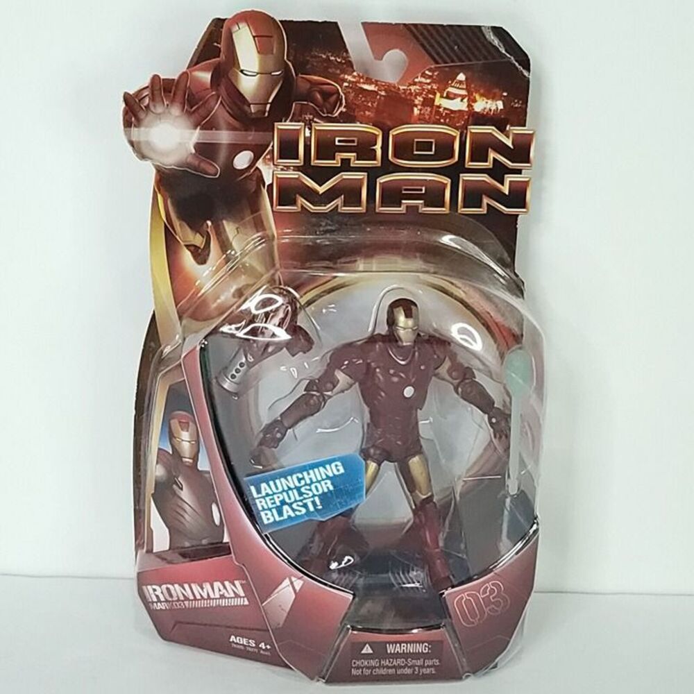 Ironman Launching Repulsor Blast Red Prototype Figure 03 NEW